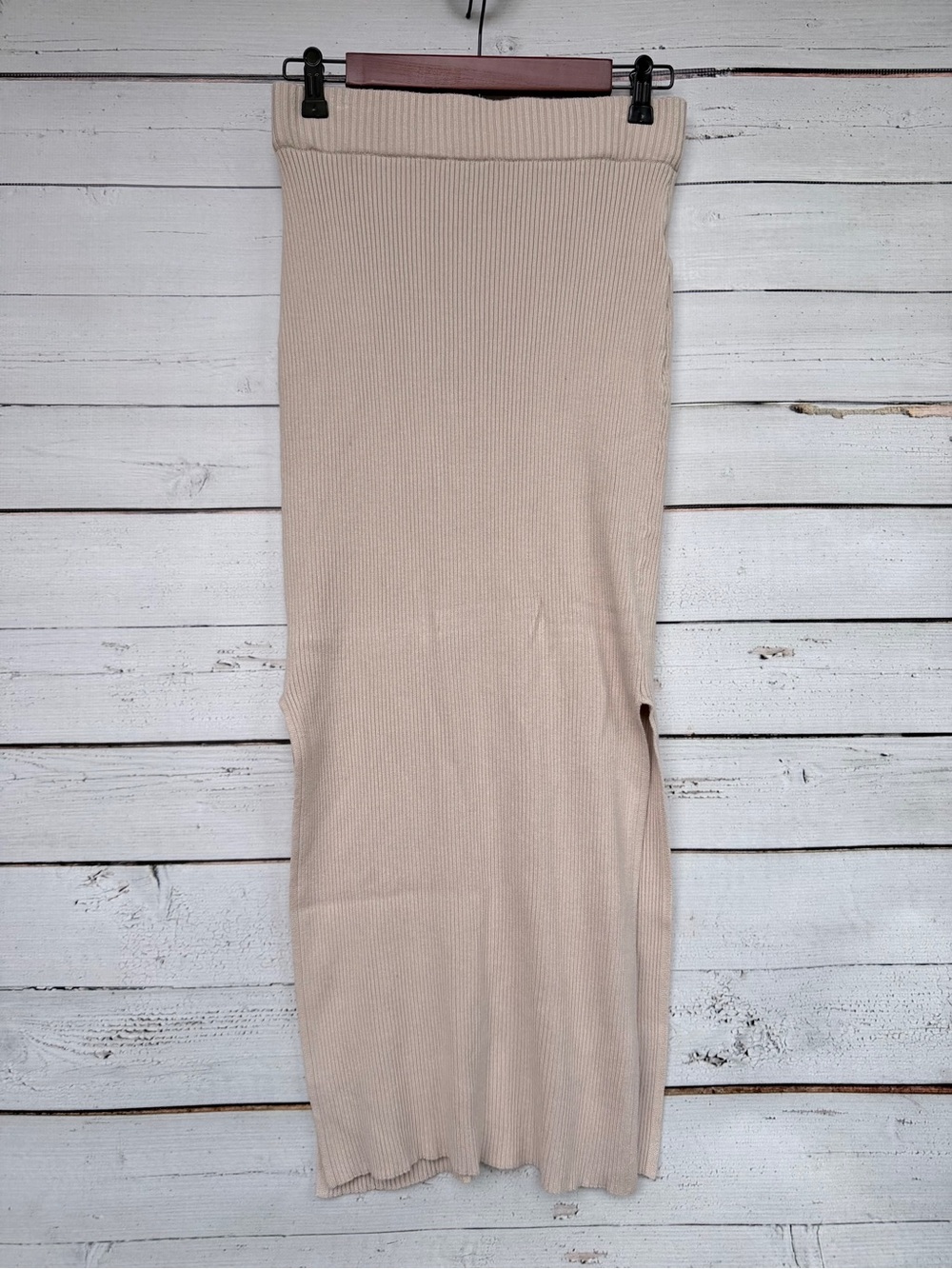 Sincerely Jules Ribbed Knit VNeck Crop Top Side Slit Midi Skirt Set Size Small - Picture 7 of 12